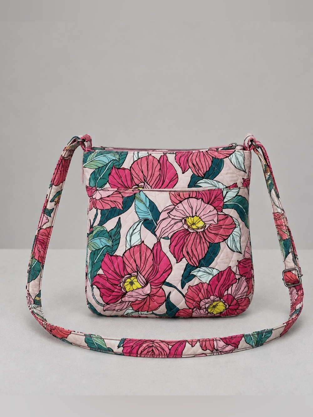 Vera Bradley Vintage Floral Hipster Crossbody Cottage Bohemian Retired Quilted